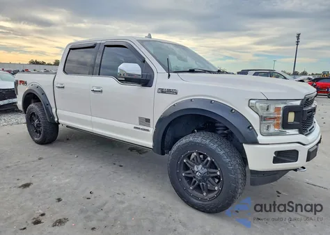 2018 Ford F150 Supercrew из США, поврежденный, VIN 1FTFW1E15JFD73050